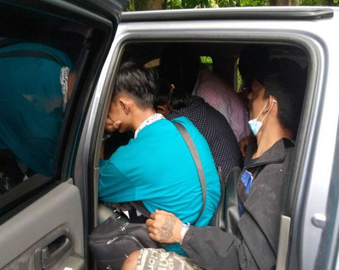 43 more illegal Myanmar migrants, 2 drivers arrested