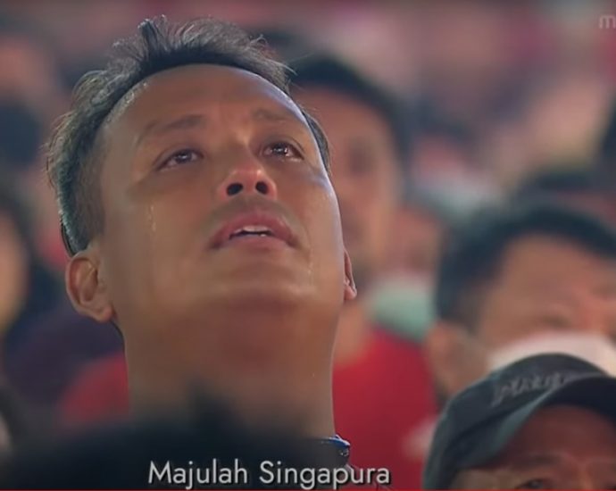 Accidental fame for proud Singaporean who cried during National Anthem at NDP 2022