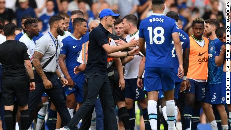 Chelsea and Tottenham managers sent off after contentious 2-2 draw and face-to-face clash at full-time