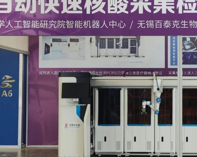 Chinese company debuts robot for ‘one-stop’ Covid-19 testing