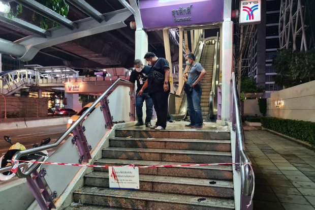 Dozens injured on Skytrain escalator in Bangkok