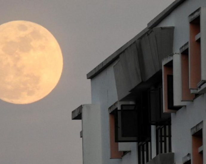 Final supermoon of 2022 illuminates night sky over Singapore