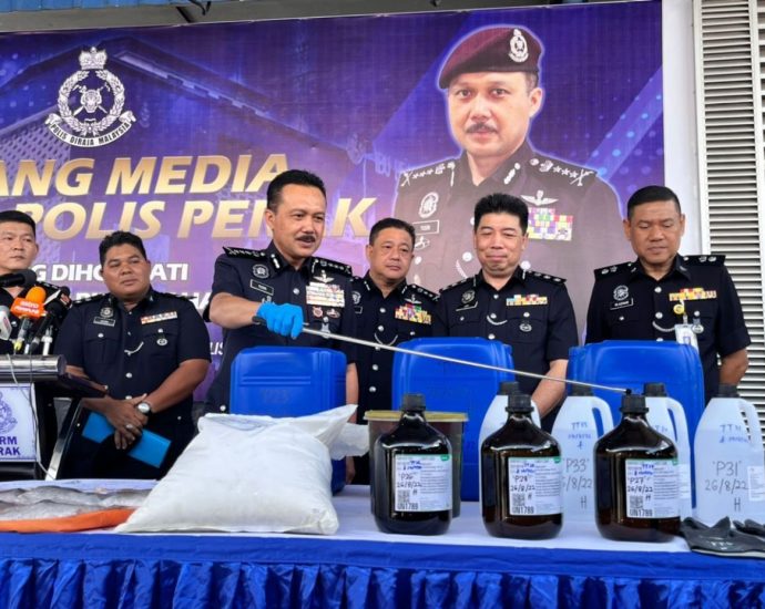 Five arrested, RM6.6mil worth of drugs seized in Perak