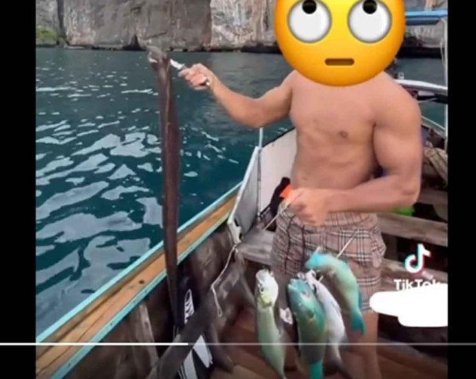 Foreigner in hot water for TikTok fishing video