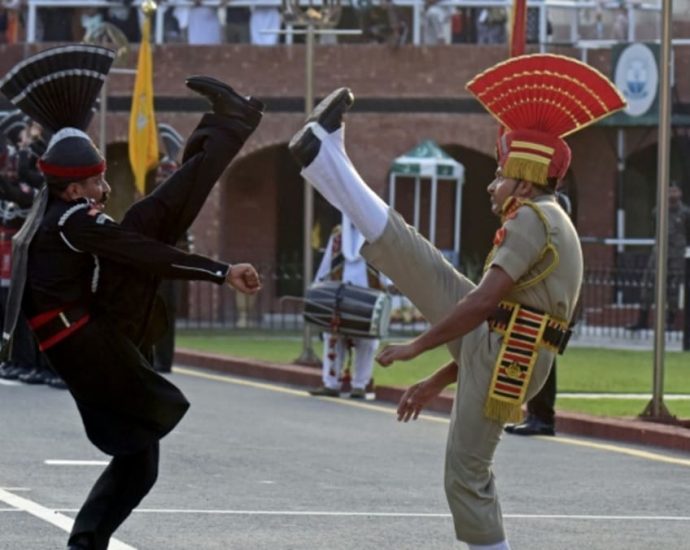 High drama at the India-Pakistan border, every sundown