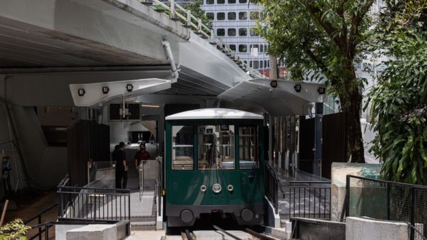 Hong Kong’s Peak Tram reopens after 14 months