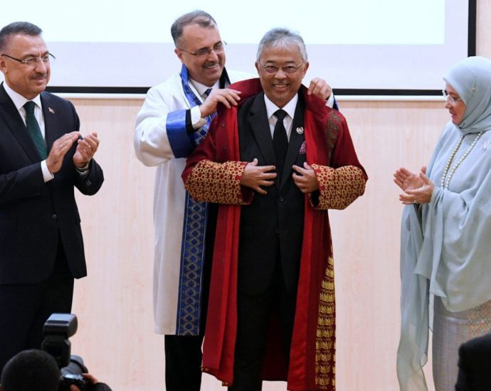 King conferred honorary doctorate by Turkiye's Marmara University