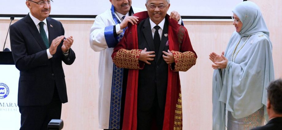 King conferred honorary doctorate by Turkiye's Marmara University