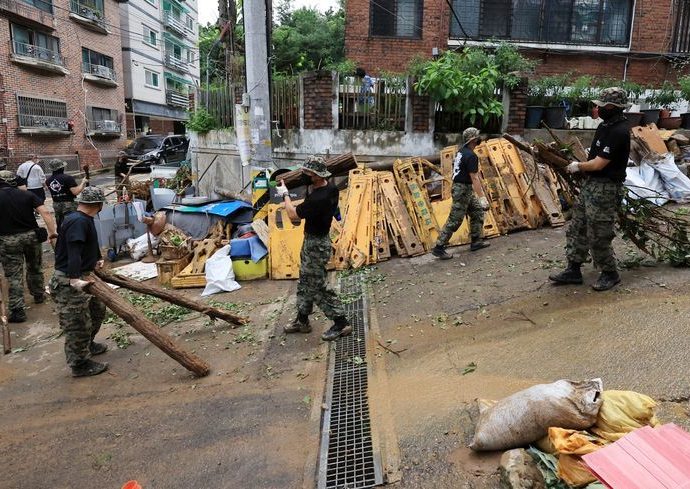 Like a scene from 'Parasite': Floods lay bare social disparity in South Korea