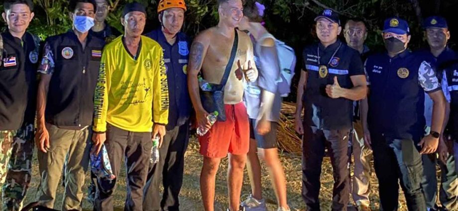 Lost tourists found in Koh Phangan forest