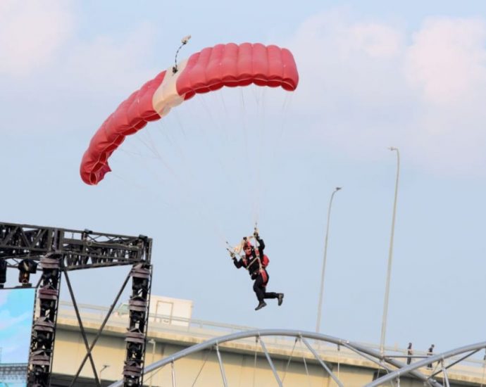 NDP skydiving displays can challenge even the best of parachutists, say former commandos