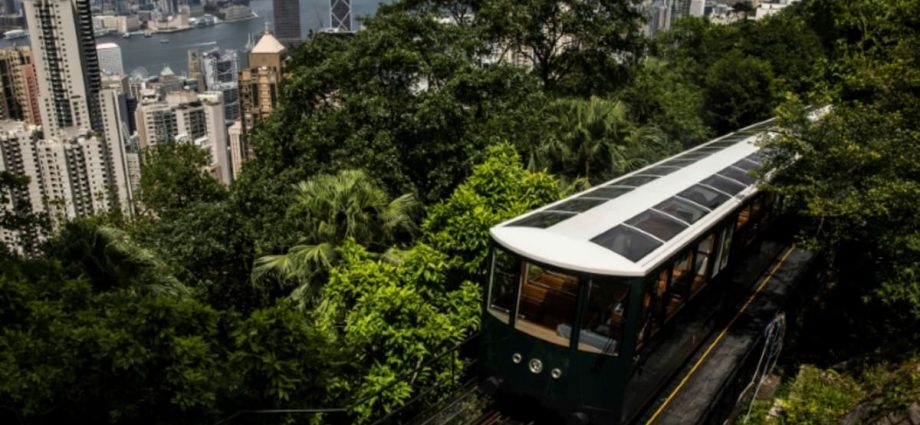 Peak Tram back on track in tourist-devoid Hong Kong