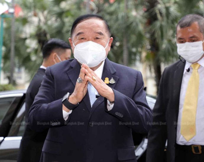 Prawit silent on first day as caretaker PM