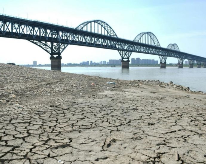 Receding water levels of China’s Yangtze reveal ancient Buddhist statues