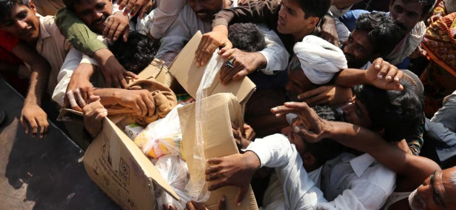 Relief and desperation in Pakistan’s makeshift flood camps