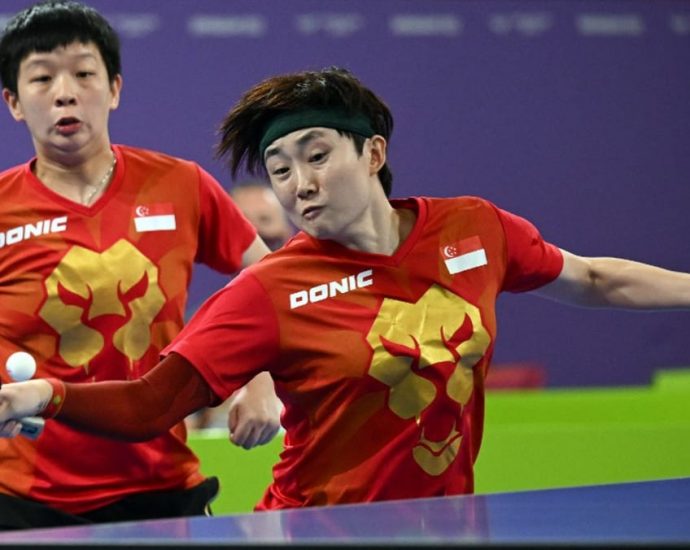 Singapore’s Feng Tianwei and Zeng Jian win table tennis doubles gold at Commonwealth Games