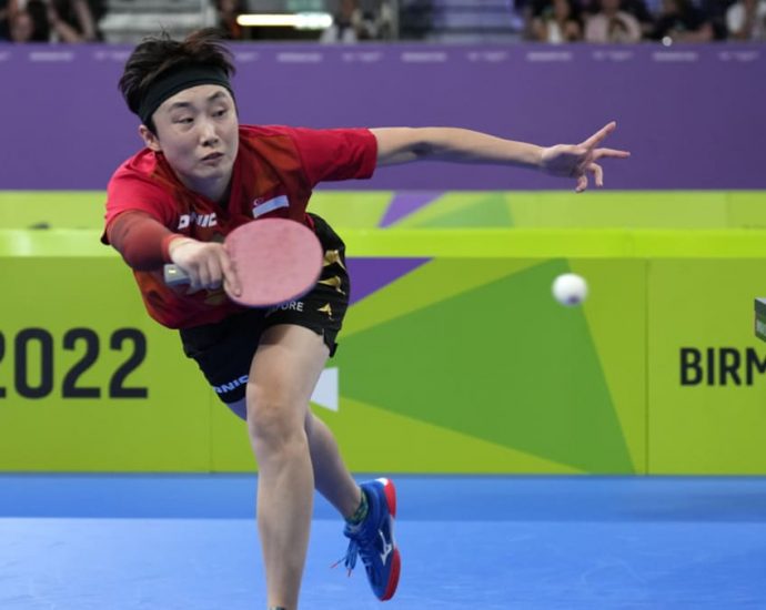 Table tennis: Feng Tianwei beats Zeng Jian in all-Singapore women’s singles final at Commonwealth Games