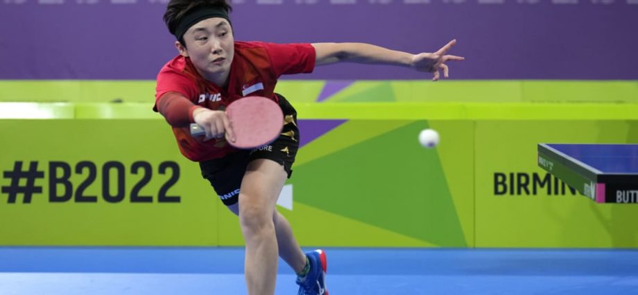 Table tennis: Feng Tianwei beats Zeng Jian in all-Singapore women’s singles final at Commonwealth Games