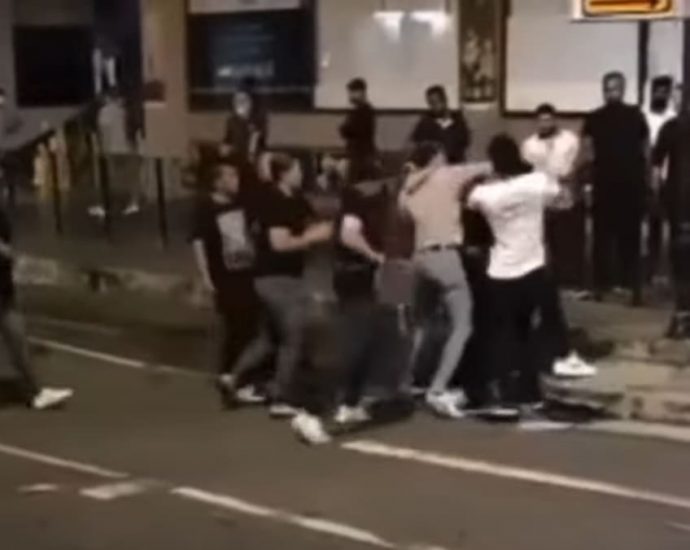 Three men arrested after fight along Orchard Road