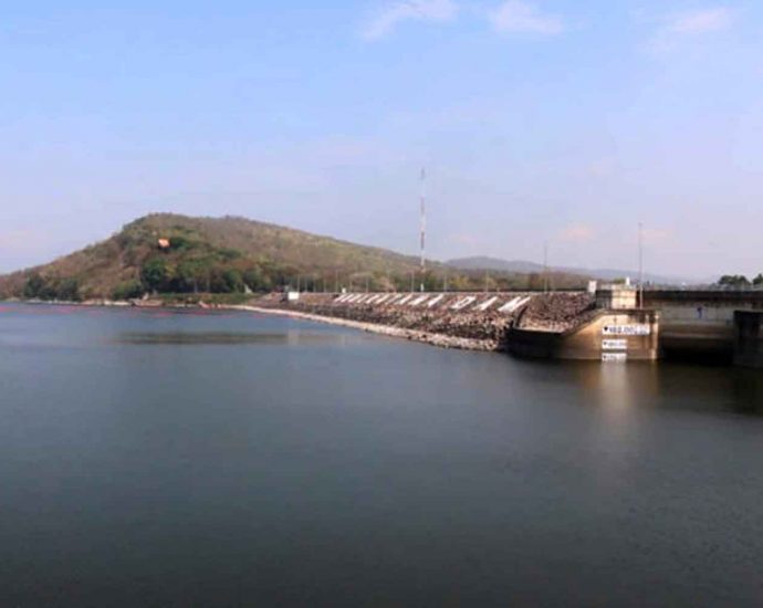 Ubolratana Dam discharging water