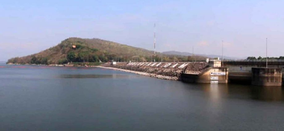 Ubolratana Dam discharging water