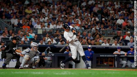 Aaron Judge hits 51st home run of the season in Yankees win, on track for American League record