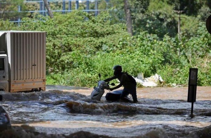 Bengaluru floods: India’s waterlogged IT city sparks memes and anger