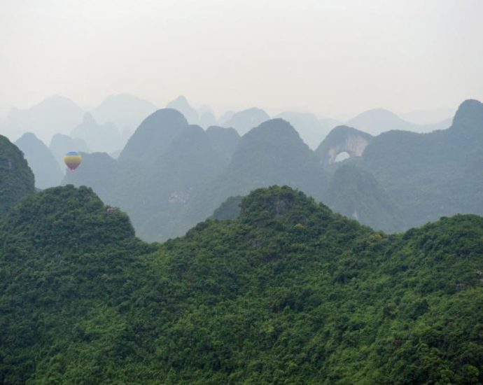 Chinese man rescued 2 days after floating away on gas balloon