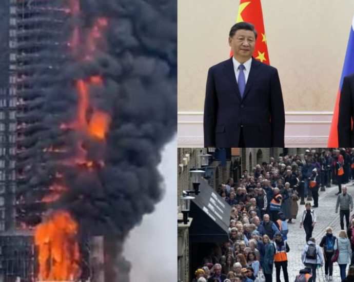 Daily round-up, Sep 16: Fire engulfs office tower in China; US concerned about ‘deepening relationship’ between Xi and Putin