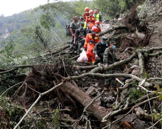 Downpours and mudslides hamper China’s Sichuan earthquake rescue mission