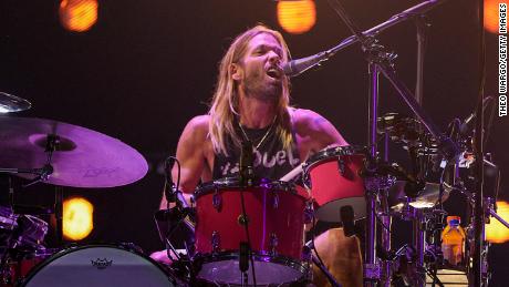 Foo Fighters pay tribute to drummer Taylor Hawkins at emotional London concert