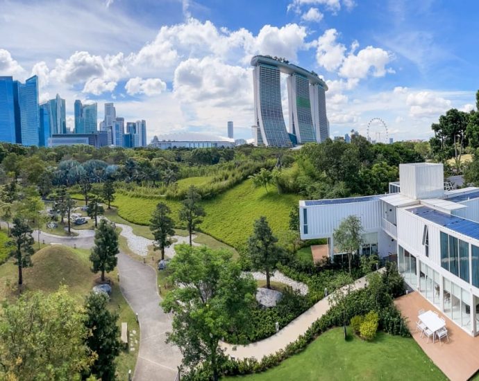 How would you like to spend the night at Gardens by the Bay – in a shipping container hotel?