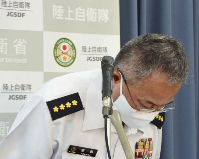 Japan’s army issues rare apology over sexual harassment case