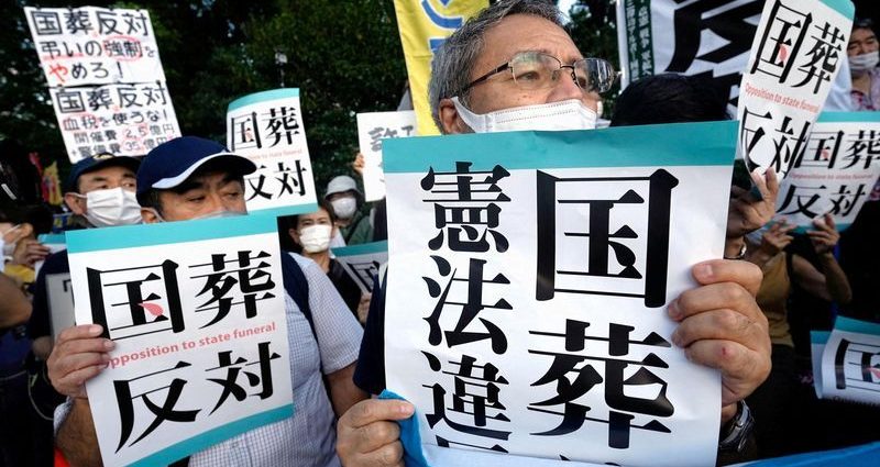Japan's funeral for divisive slain PM Shinzo Abe fuels backlash
