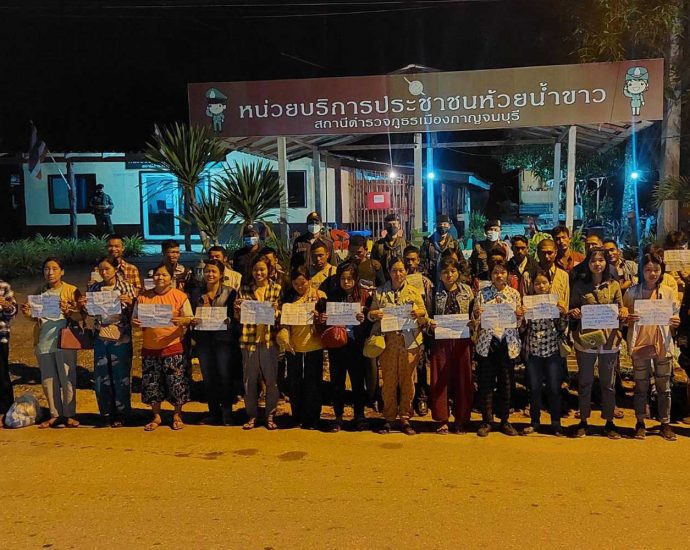 Job seekers from Myanmar arrested in Kanchanaburi