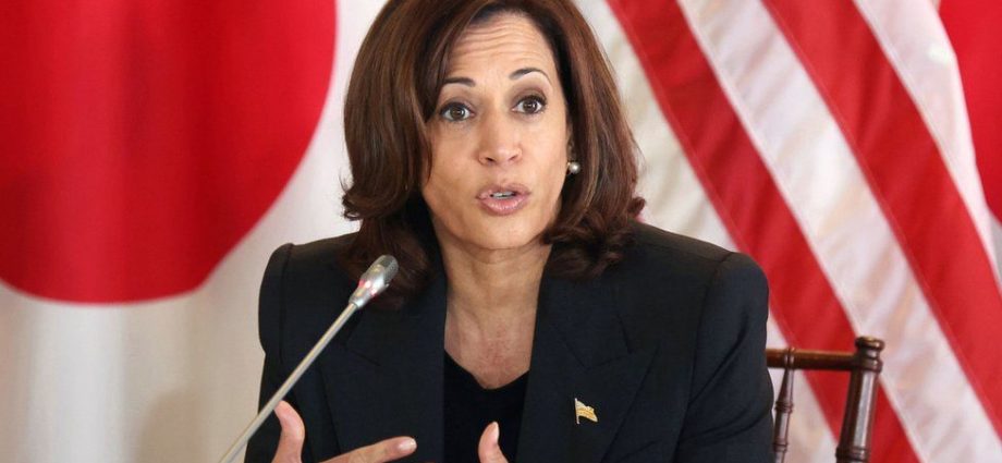 Kamala Harris in S Korea day after North fires missiles