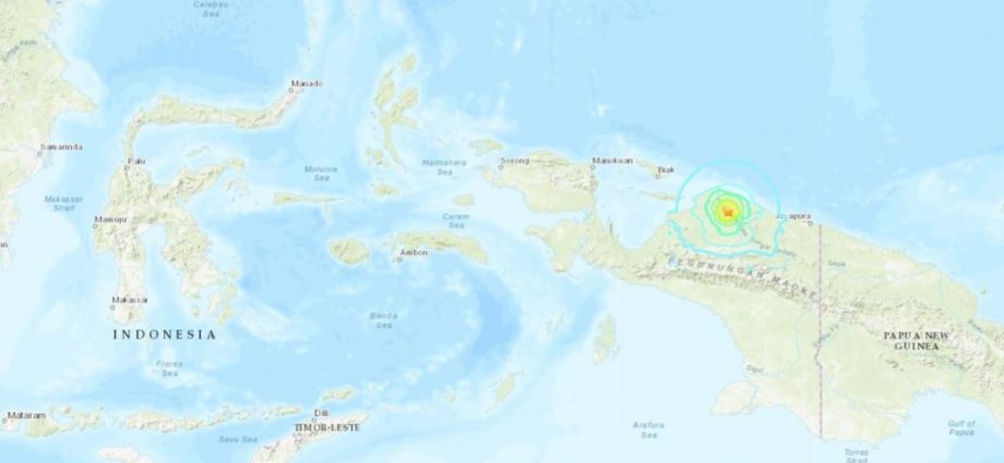 Magnitude 6.2 earthquake strikes Papua, Indonesia, no tsunami warning