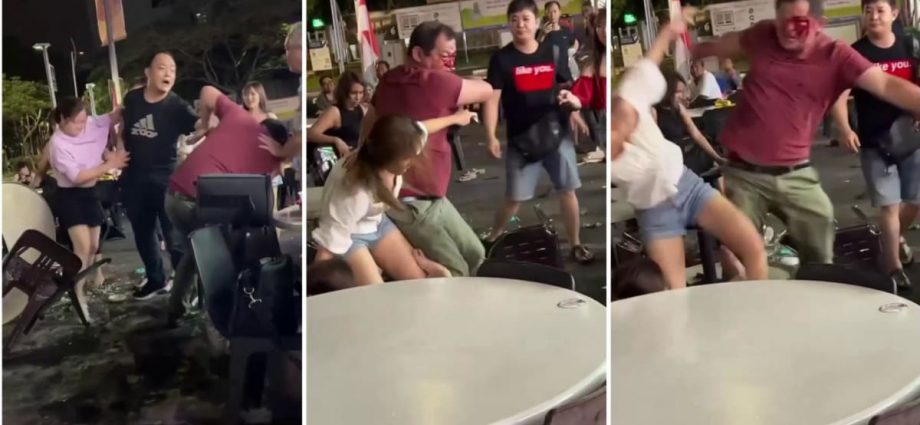 Man and woman arrested for affray after fight in Jurong coffeeshop