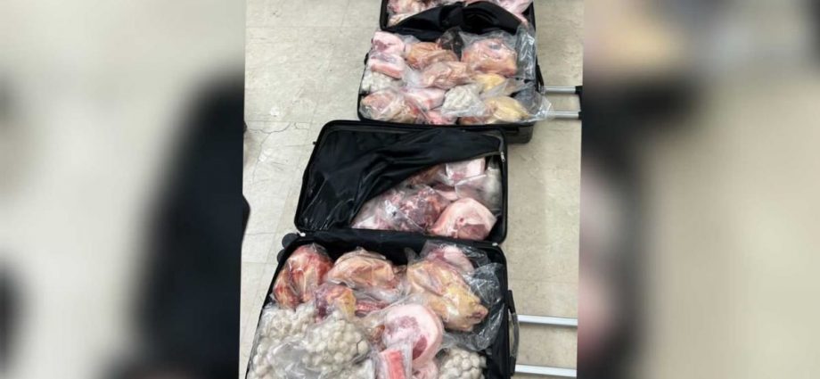 Man fined S,500 for illegally importing more than 200kg of meat into Singapore