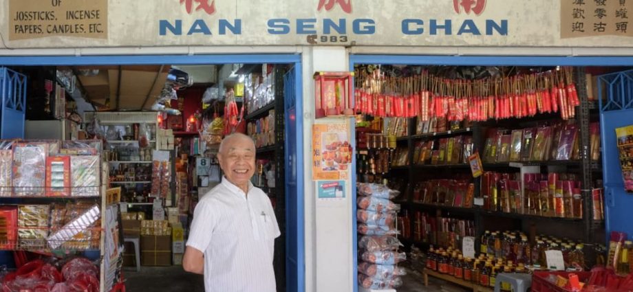 Meet the 80-year-old joss paper seller who fled a revolution in China for a life in Singapore
