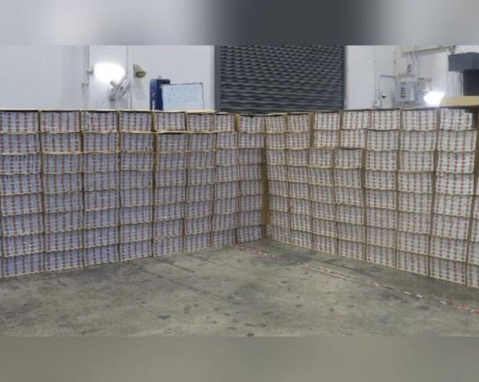 More than 3,700 cartons of contraband cigarettes seized in Jurong