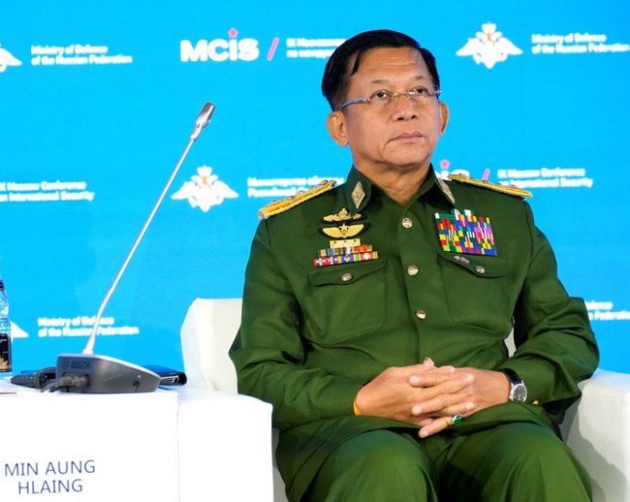 Myanmar junta chief makes another visit to Russia