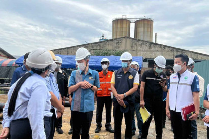 No harmful gas leaks found after Nakhon Pathom plant fire