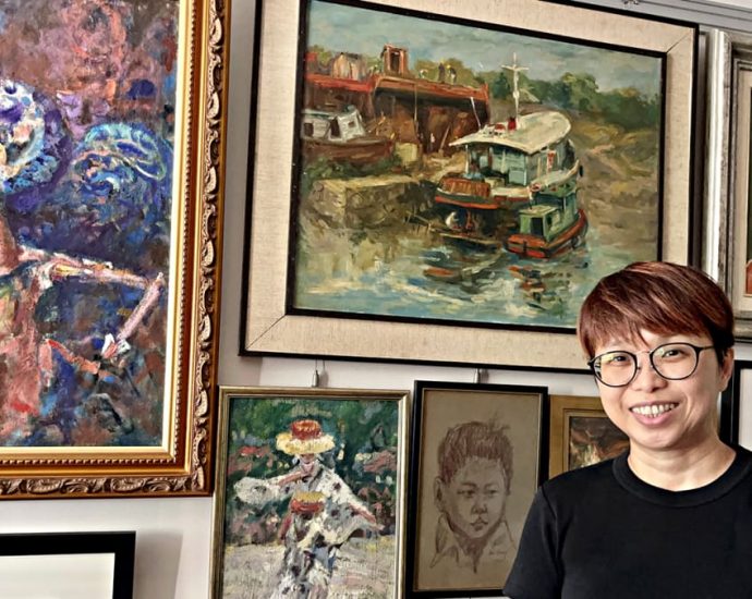 Propelled by her love for her late father, this accountant opened an art gallery for his 1,000 paintings