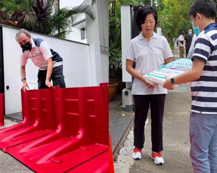 PUB distributes flood barriers to residents amid rainy season after Clementi landslide