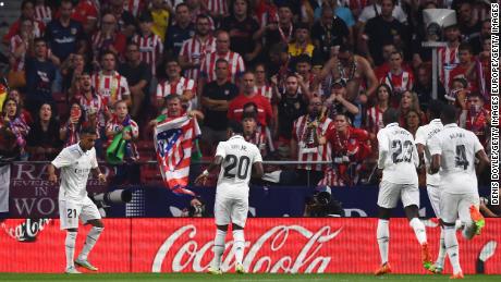 Racist chanting mars Real Madrid's 2-1 derby victory over Atlético Madrid