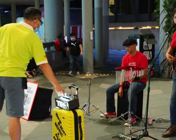 Seeing more performances in your neighbourhood? Buskers venture to more locations with booking system