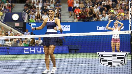 Serena and Venus Williams knocked out of doubles’ play by Czech duo at US Open