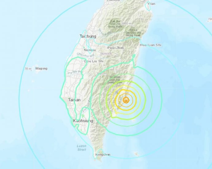 Strong quake strikes off east coast of Taiwan