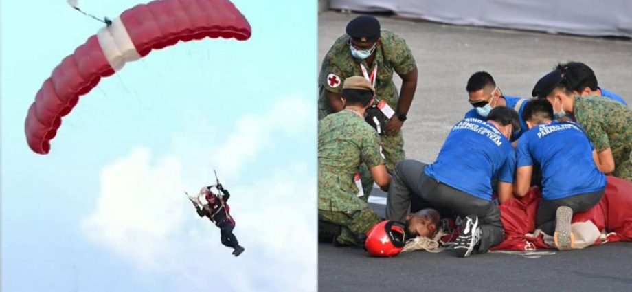 Sudden change in wind conditions contributed to Red Lions parachutist's hard landing: Preliminary finding